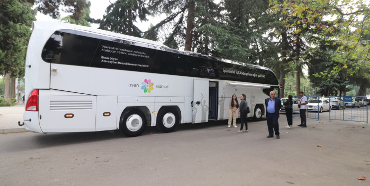 Oktyabrın 2-dən Bakı Səyyar “ASAN xidmət" avtobusu Qazaxda vətəndaşların xidmətindədir