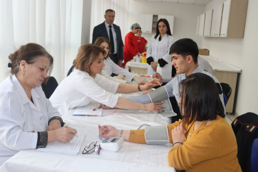 Qazaxda növbəti qanvermə aksiyası keçirilib 22.01.2026