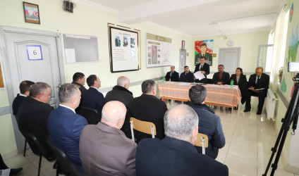 Qazaxda icra başçısının fevral ayında vətəndaşlarla keçirilən növbəti səyyar görüşü rayonun Qarapapaq kəndində olub 19.02.2026