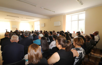Qazaxda icra başçısının avqust ayı üzrə vətəndaşlarla keçirilən növbəti səyyar görüşü şəhər sakinləri ilə olub 05.08.2026