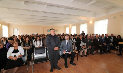 Qazaxda icra başçısının may ayı üzrə vətəndaşlarla keçirilən növbəti səyyar görüşü rayonun Daş Salahlı kəndində olub