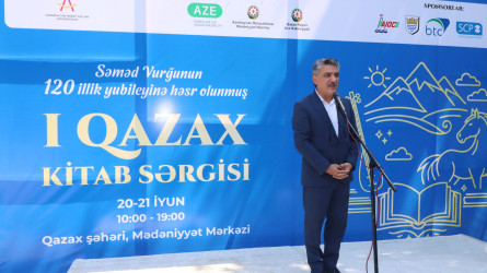 Xalq Şairi Səməd Vurğunun 120 illiyinə həsr olunmuş I Qazax Kitab Sərgisi keçirilib-20.06.2026