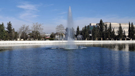 Qazax şəhəri Heydər Əliyev adına park - 04.03.2026
