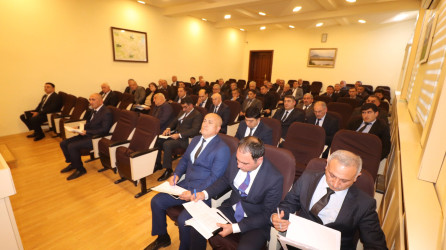Qazaxda 2026-cı ilin məhsulu üçün aparılan səpin işləri və payız suvarması ilə bağlı müşavirə keçirilib-25.11.2025