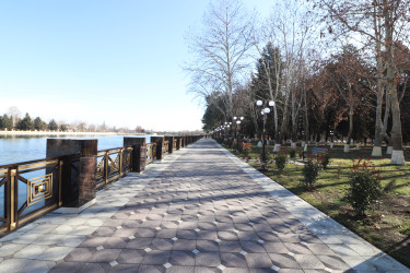Qazax şəhəri Heydər Əliyev adına park - 04.03.2026