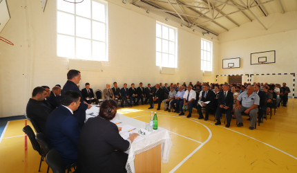 Qazaxda icra başçısının avqust ayında növbəti səyyar görüşü Qaymaqlı kənd sakinləri ilə olub 06.08.2026