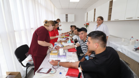 Qazaxda növbəti qanvermə aksiyası keçirilib 17.06.2025