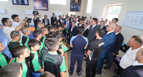 Qazax rayonunun Daş Salahlı kəndində sərbəst güləş zalı istifadəyə verilib-04.07.2026