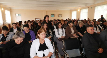 Qazaxda icra başçısının may ayı üzrə vətəndaşlarla keçirilən növbəti səyyar görüşü rayonun Daş Salahlı kəndində olub