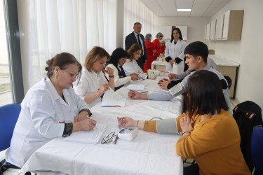 Qazaxda növbəti qanvermə aksiyası keçirilib 22.01.2026