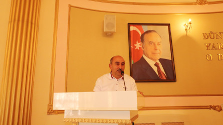 Qazaxda şair Kazım Kazımlının “İydələr çiçək açanda” şeirlər kitabının təqdimat mərasimi keçirilib 10.09.2026