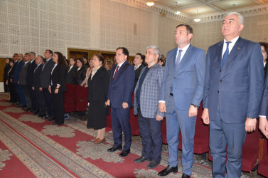 Qazaxda Xalq şairi Səməd Vurğunun 120 illik yubileyinə həsr olunmuş “Şeir kimi ömür” başlıqlı ədəbi-bədii gecə keçirilib 13.04.2026