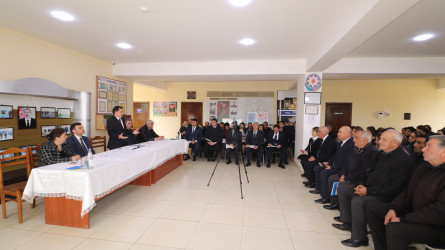 Qazaxda icra başçısının mart ayı üzrə vətəndaşlarla keçirilən növbəti səyyar görüşü rayonun Aşağı Salahlı kəndində olub 06.03.2026