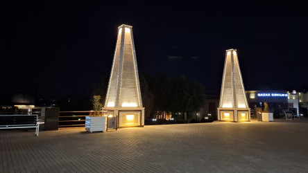 Qazax şəhəri Heydər Əliyev adına park - 04.03.2026