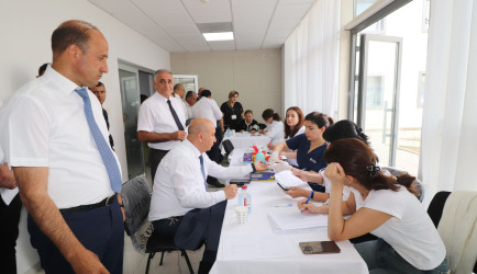 Qazaxda növbəti qanvermə aksiyası keçirilib 17.06.2025