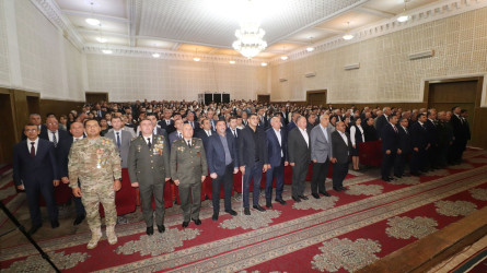 Qazaxda ölkə Prezidenti İlham Əliyevin Yeni Azərbaycan Partiyasının VIII Qurultayındakı çıxışından irəli gələn tapşırıq və tövsiyələrə, qarşıda duran vəzifələrə həsr olunmuş konfrans keçirilib 16.10.2026