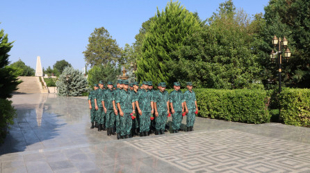 Dövlət Sərhəd Xidmətinin (DSX) Sərhəd Qoşunlarının “Qazax” Əlahiddə Sərhəd Diviziyasının qarnizon kompleksində sərhədçilər peşə bayramlarını qeyd ediblər 18.08.2026