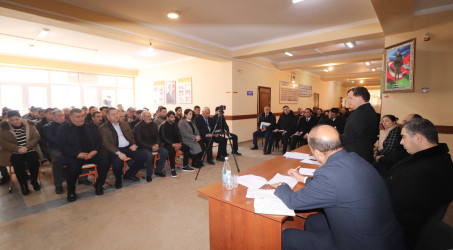 Qazaxda icra başçısının yanvar ayı üzrə vətəndaşlarla keçirilən sonuncu səyyar görüşü rayonun Aslanbəyli kəndində olub 26.01.2026