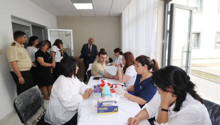 Qazaxda növbəti qanvermə aksiyası keçirilib 17.06.2025