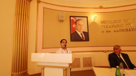 Qazaxda şair Kazım Kazımlının “İydələr çiçək açanda” şeirlər kitabının təqdimat mərasimi keçirilib 10.09.2026