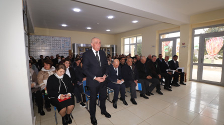 Qazaxda icra başçısının mart ayı üzrə vətəndaşlarla keçirilən növbəti səyyar görüşü rayonun Aşağı Salahlı kəndində olub 06.03.2026