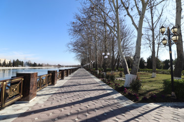 Qazax şəhəri Heydər Əliyev adına park - 04.03.2026