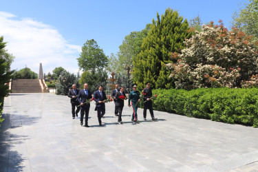 Qazaxda Ulu Öndər Heydər Əliyevin anadan olmasının 103-cü ildönümü böyük ehtiramla yad edilib 10.05.2026