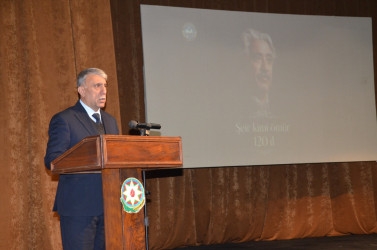 Qazaxda Xalq şairi Səməd Vurğunun 120 illik yubileyinə həsr olunmuş “Şeir kimi ömür” başlıqlı ədəbi-bədii gecə keçirilib 13.04.2026