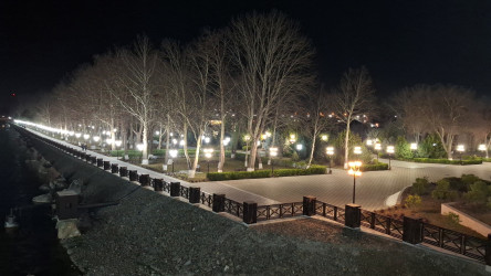 Qazax şəhəri Heydər Əliyev adına park - 04.03.2026