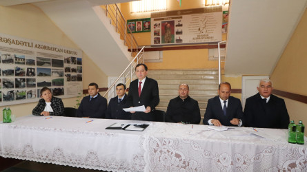 Qazaxda icra başçısının aprel ayında vətəndaşlarla keçirilən növbəti səyyar görüşü rayonun Qazaxbəyli kəndində yaşayan sakinlərlə olub 10.04.2026