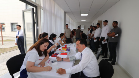 Qazaxda növbəti qanvermə aksiyası keçirilib 17.06.2025