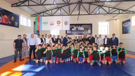 Qazax rayonunun Daş Salahlı kəndində sərbəst güləş zalı istifadəyə verilib-04.07.2026