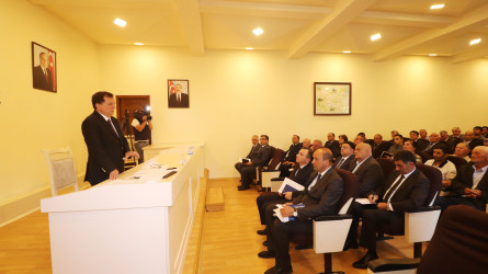 Qazaxda kənd təsərrüfatı məhsullarının istehsalı ilə bağlı müşavirə keçirilib 05.06.2026