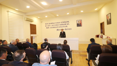 Qazaxda bir qrup dövlət qulluqçusu Peşə Bayramı Günü münasibətilə Fəxri Fərmanla təltif edilib-23.06.2025