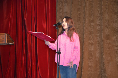 Qazaxda Xalq şairi Səməd Vurğunun 120 illik yubileyinə həsr olunmuş “Şeir kimi ömür” başlıqlı ədəbi-bədii gecə keçirilib 13.04.2026