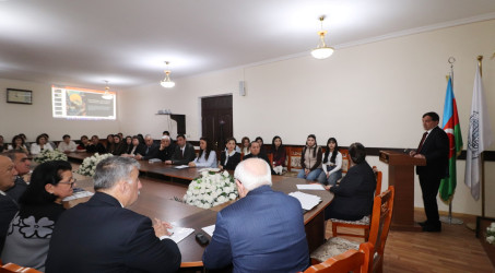 BDU-nun Qazax filialında “Azərbaycanın rəqəmsal inkişaf strategiyası və Təhsil” mövzusunda infosessiya keçirilib 06.03.2026