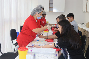 Qazaxda növbəti qanvermə aksiyası keçirilib 22.01.2026