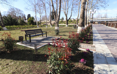 Qazax şəhəri Heydər Əliyev adına park - 04.03.2026