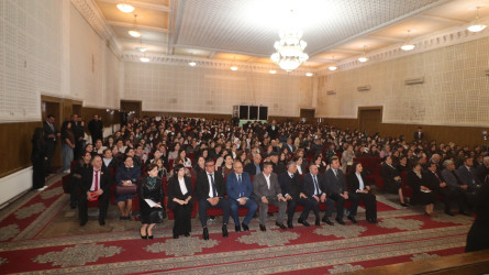 Qazaxda Xalq şairi Səməd Vurğunun 120 illik yubileyinə həsr olunmuş “Şeir kimi ömür” başlıqlı ədəbi-bədii gecə keçirilib 13.04.2026