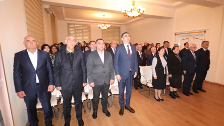 Qazaxda “Xocalı soyqırımı müdrik Azərbaycan xalqının qan yaddaşıdır” mövzusunda tədbir keçirilib 24.02.2026