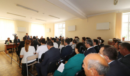 Qazaxda icra başçısının avqust ayı üzrə vətəndaşlarla keçirilən növbəti səyyar görüşü şəhər sakinləri ilə olub 05.08.2026