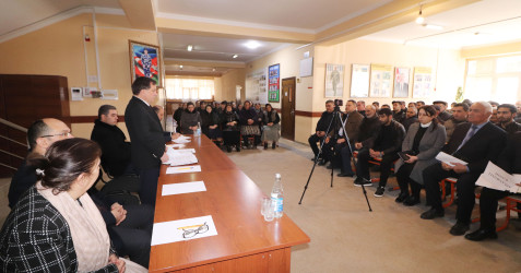 Qazaxda icra başçısının yanvar ayı üzrə vətəndaşlarla keçirilən sonuncu səyyar görüşü rayonun Aslanbəyli kəndində olub 26.01.2026