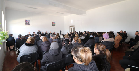 Qazaxda icra başçısının fevral ayında vətəndaşlarla keçirilən ilk səyyar görüşü şəhər sakinləri ilə olub 05.02.2026