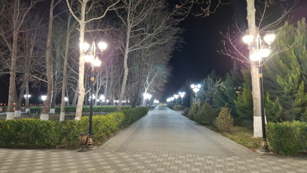 Qazax şəhəri Heydər Əliyev adına park - 04.03.2026