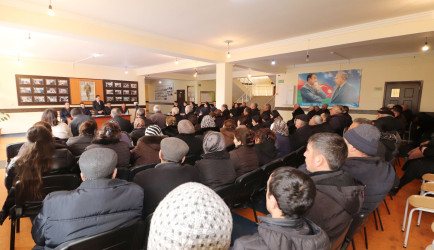 Qazaxda icra başçısının fevral ayı üzrə vətəndaşlarla keçirilən növbəti səyyar görüşü rayonun Birinci Şıxlı kəndində olub 11.02.2026