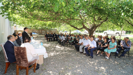 Qazaxda icra başçısının iyul ayı üzrə vətəndaşlarla keçirilən ilk səyyar görüşü rayonun Abbasbəyli kəndində olub-02.07.2026