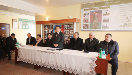 Qazaxda icra başçısının yanvar ayı üzrə vətəndaşlarla keçirilən növbəti səyyar görüşü rayonun Hüseynbəyli kəndində olub 22.01.2026